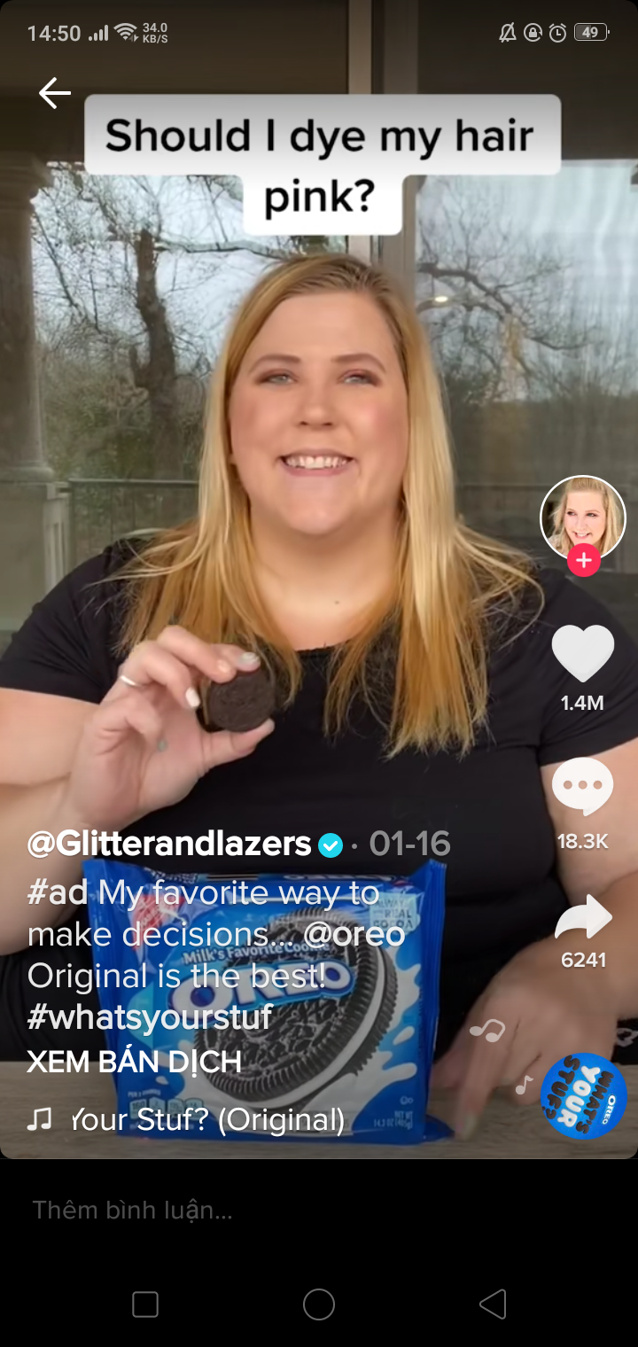 bài hát có thương hiệu orea 