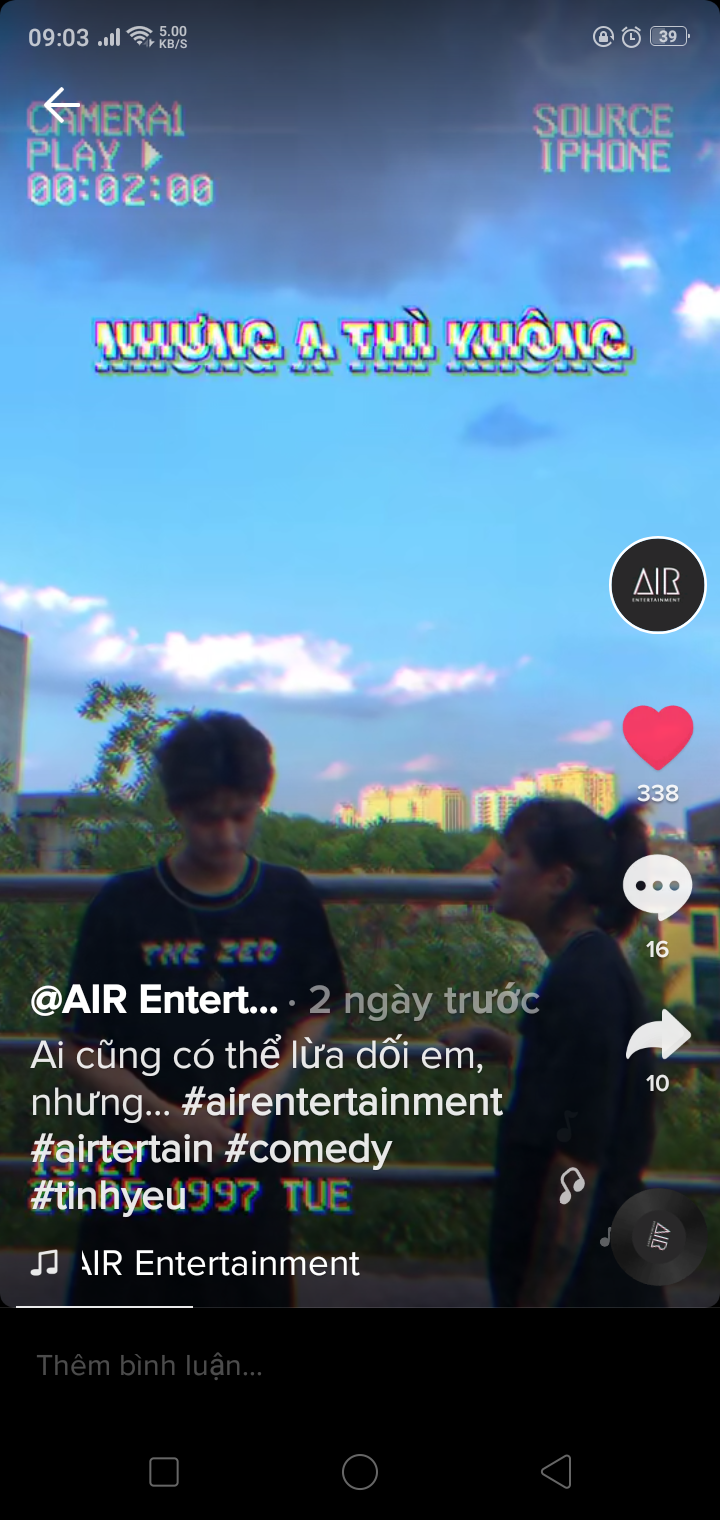 tương tác trên tiktok 