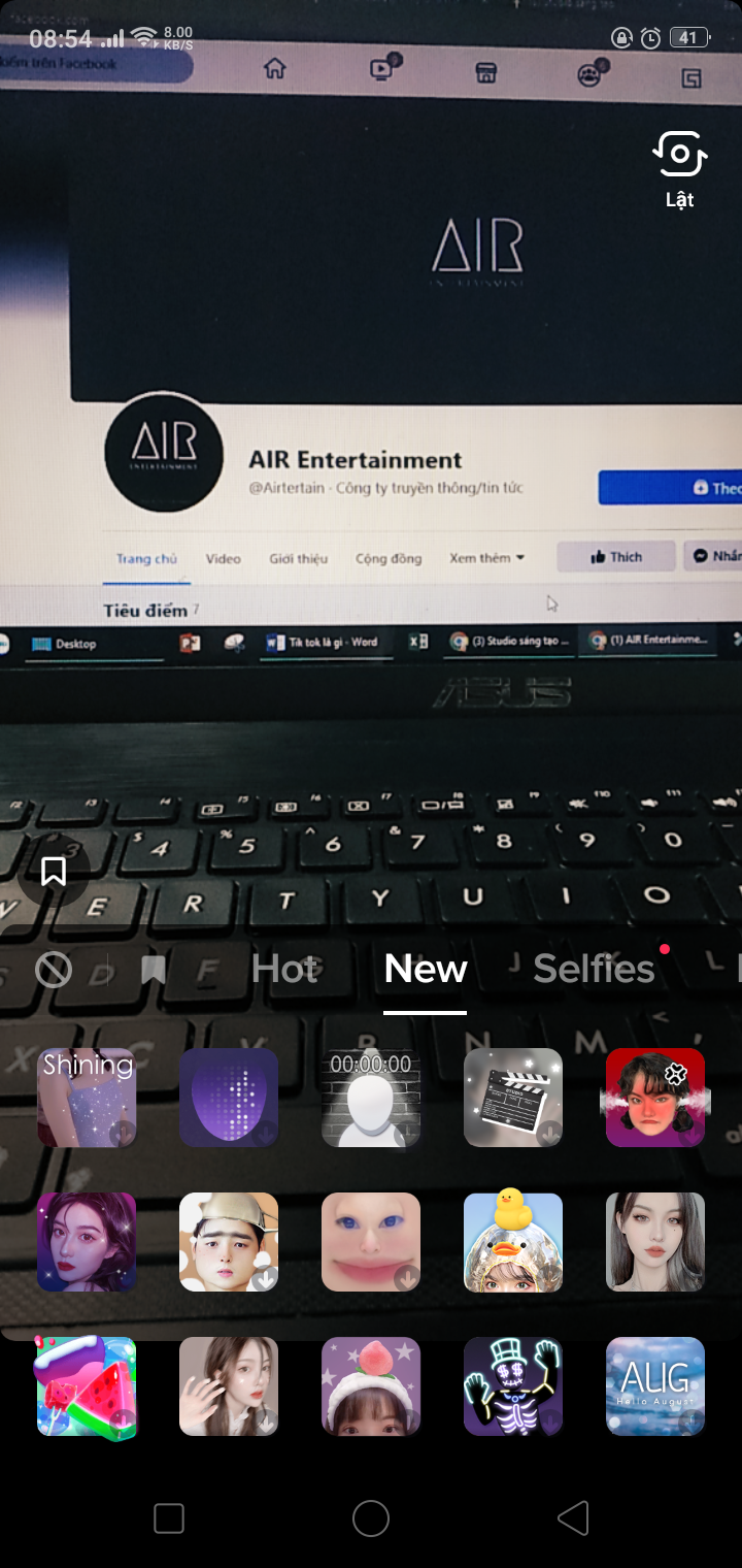 xem và tạo video trên tik tok 