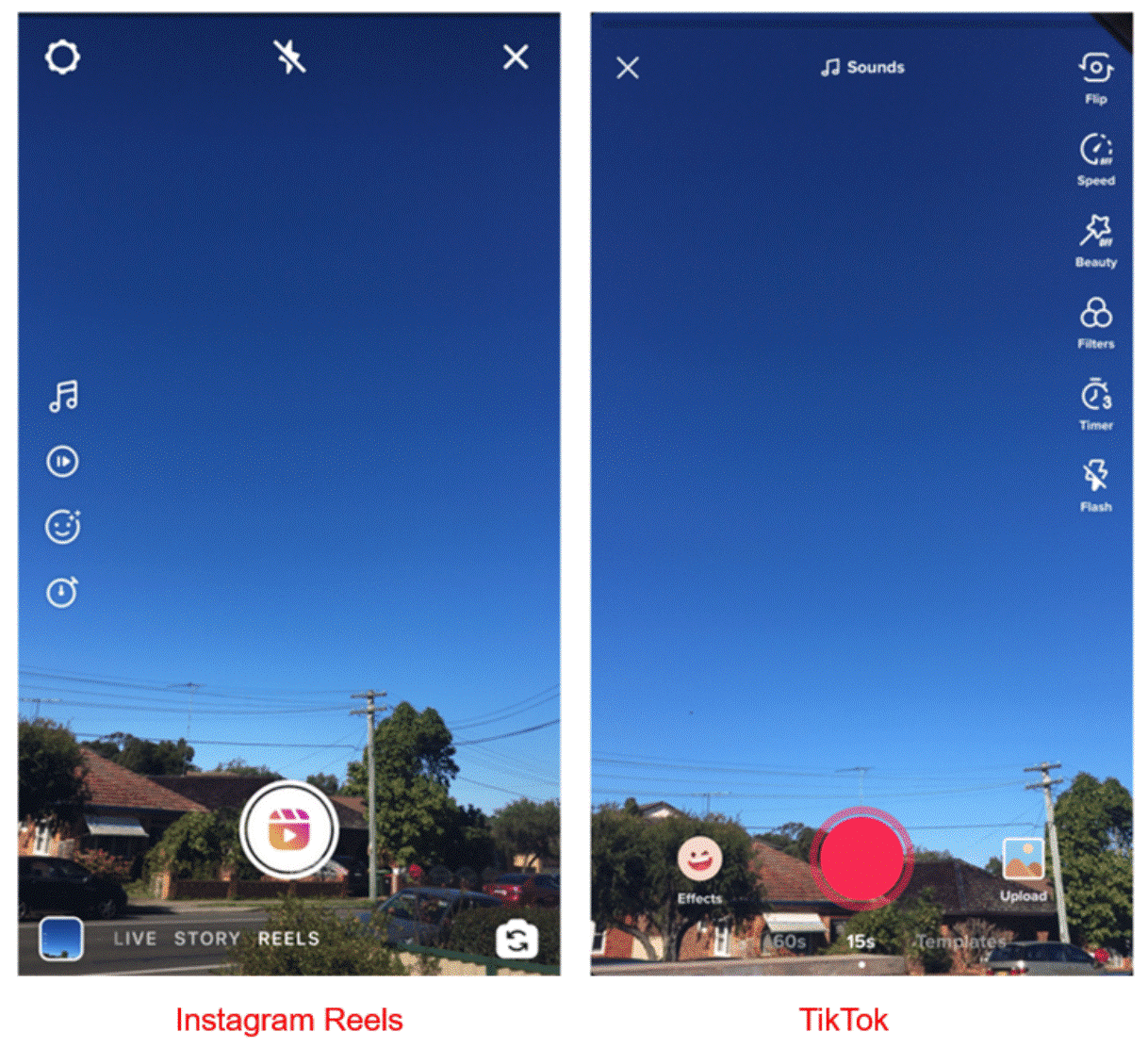 So sánh Instagram Reels với TikTok