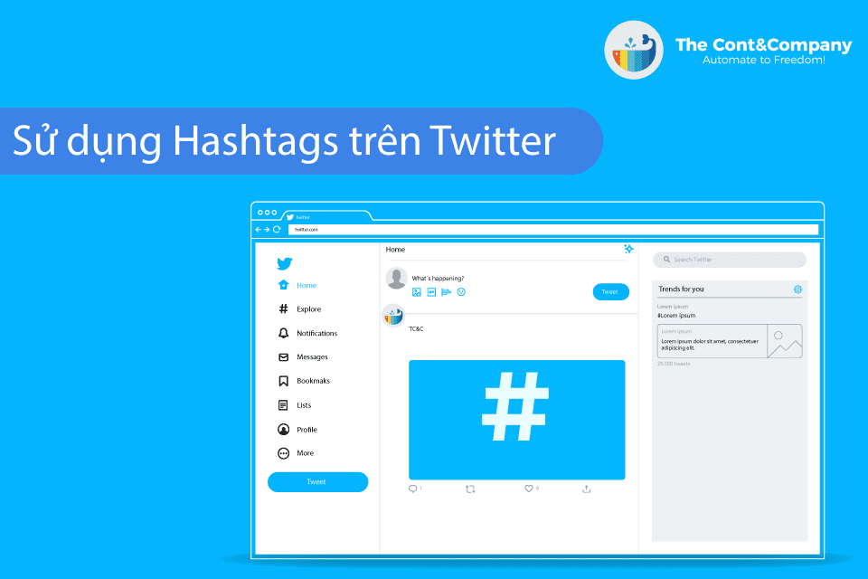 vai trò hashtags