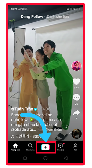 cách tạo video tiktok