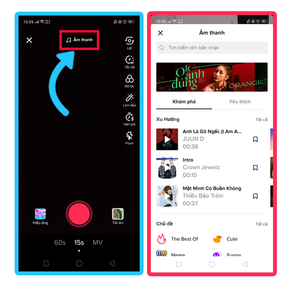cách tạo video tiktok