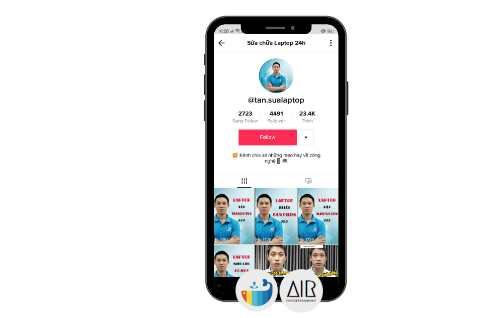 dấu tích xanh trên tiktok
