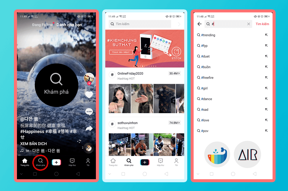 hướng dẫ sử dụng hashtags