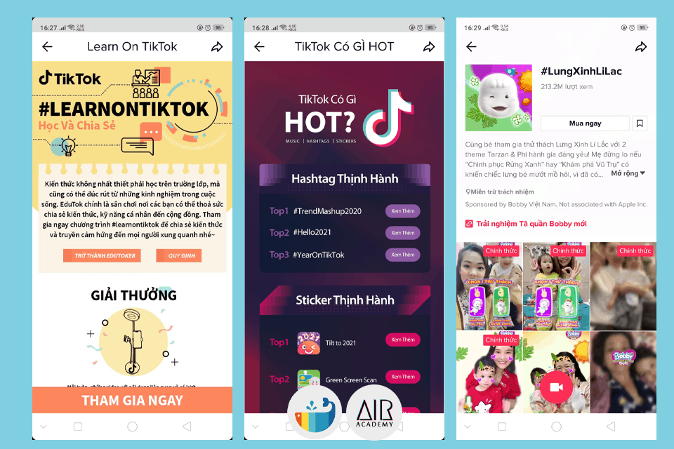 phát triển tiktok 2021