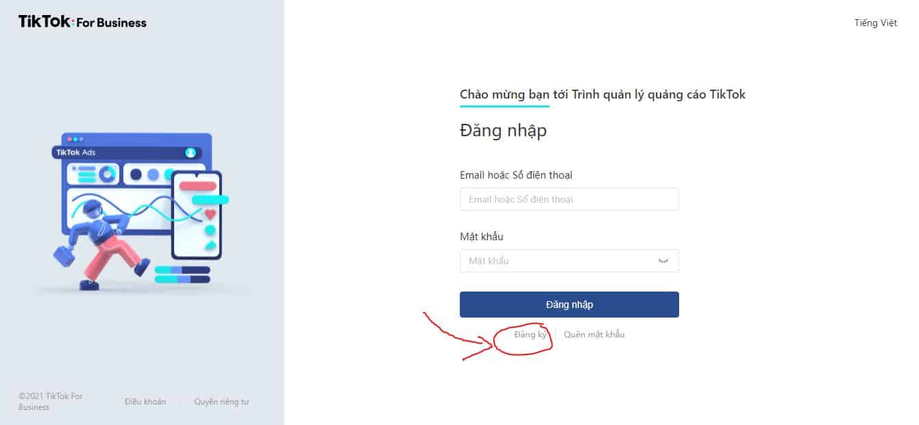 quảng cáo trên tiktok