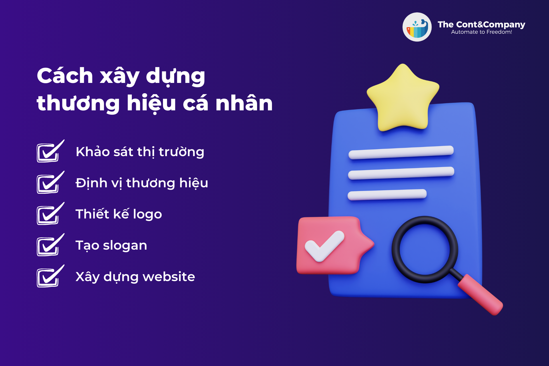 Cách xây dựng nhận diện thương hiệu cá nhân