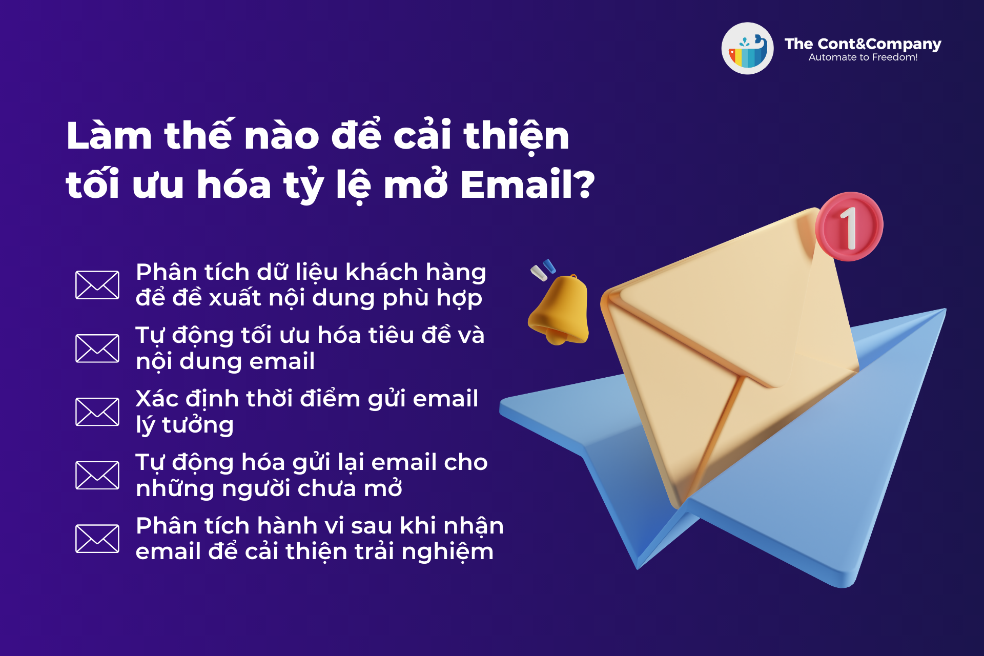Làm thế nào để cải thiện tối ưu tỷ lệ mở Email?
