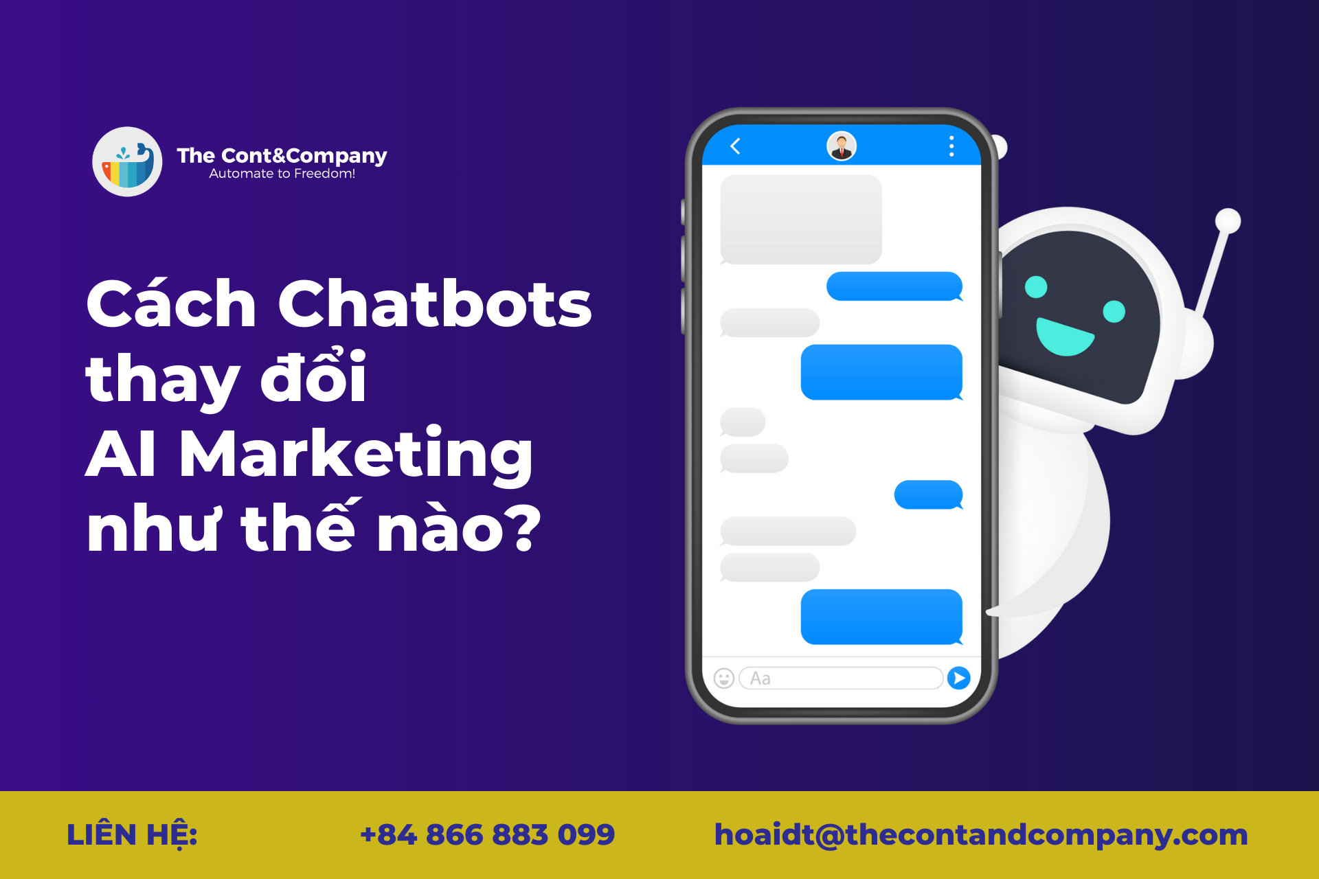 Cách Chatbots thay đổi AI Marketing như thế nào?